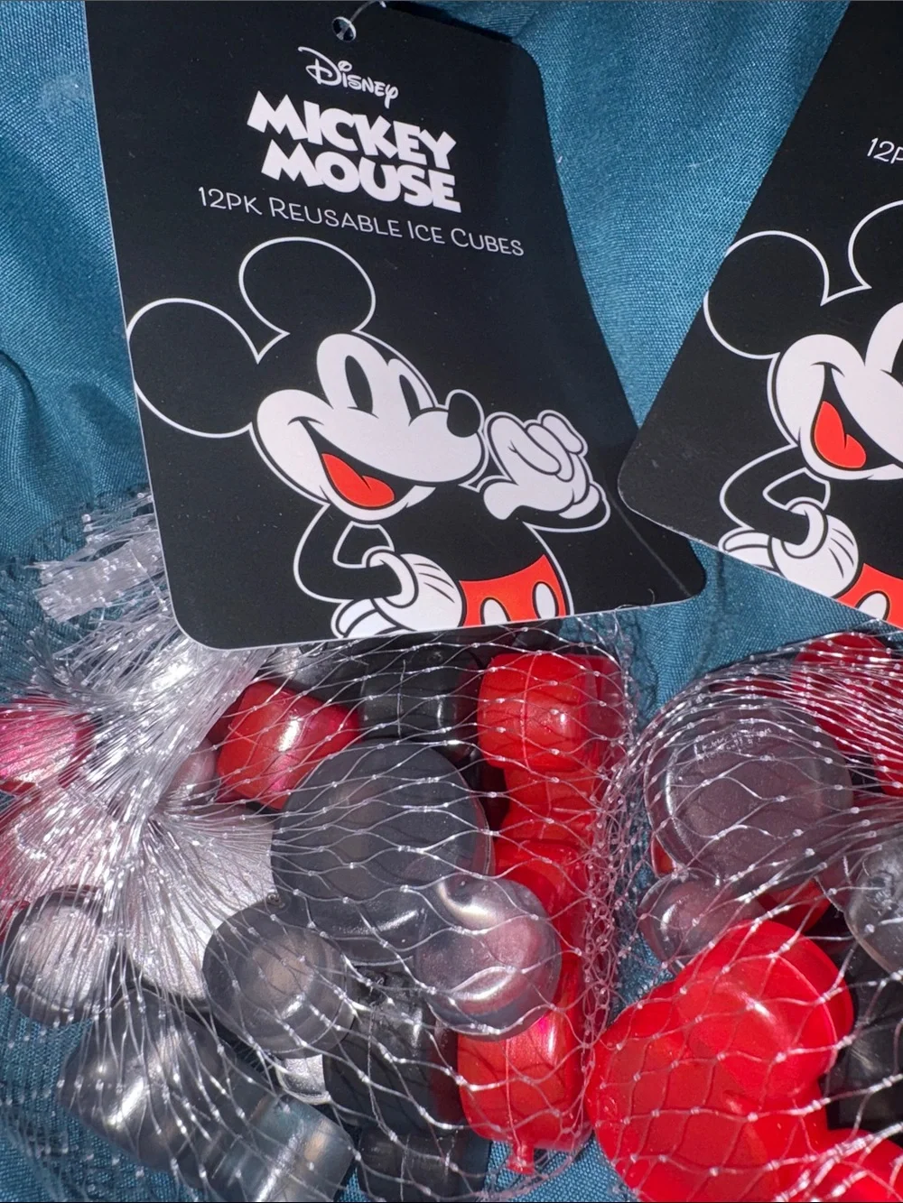 Disney Mickey Mouse Reusable Ice Cubes - 12 per pack (24 total)